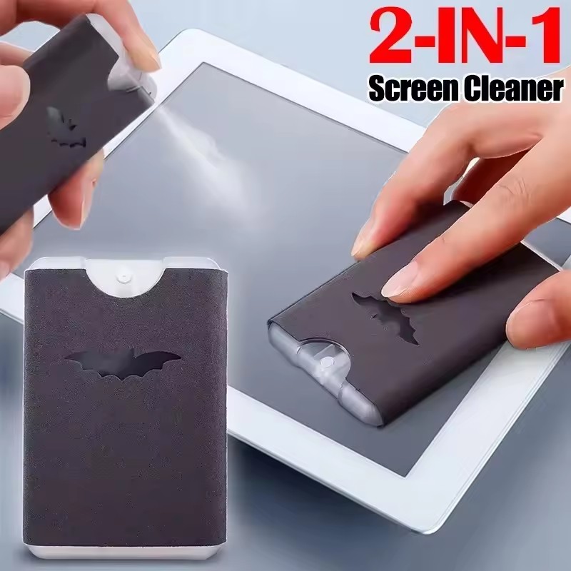 Screen Cleaner Spray - Zestaw 2w1: Butelka ze sprayem do