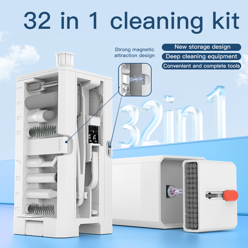 Screen Cleaner Spray - Zestaw do czyszczenia 32 w 1:
