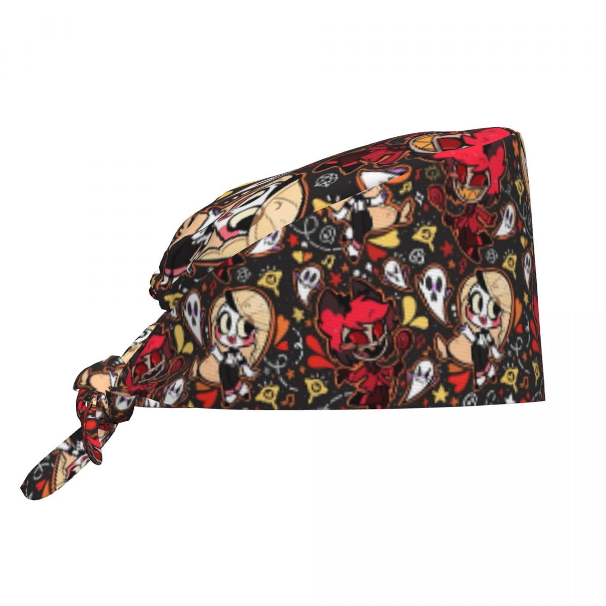 Kawaii Tech Accessories - Czapka robocza typu scrub Hazbin Hotels,