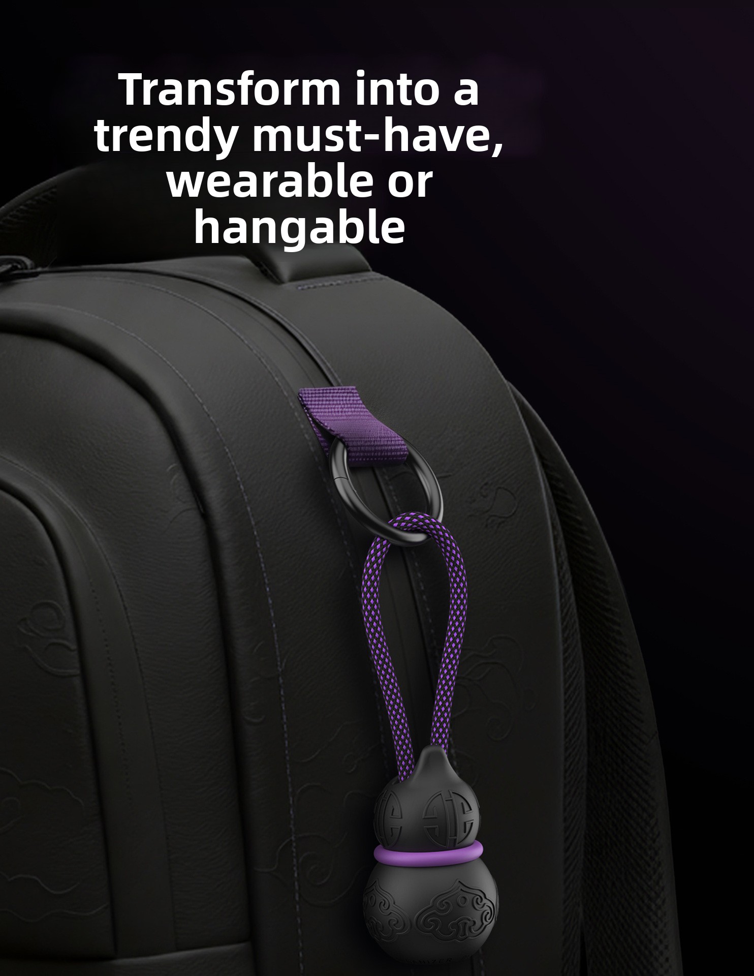 Tech Keychain Accessories - Przenośny organizer na kable, brelok, silikonowy