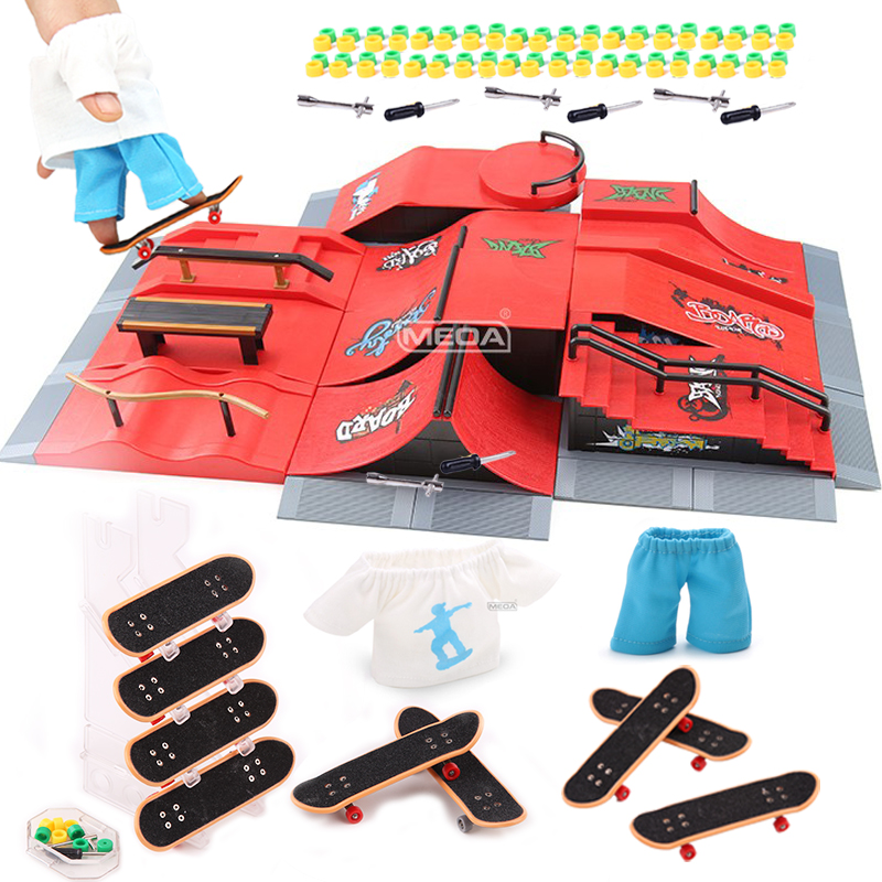 Tech Deck Accessories - Finger Skatepark zestaw 10 w 1
