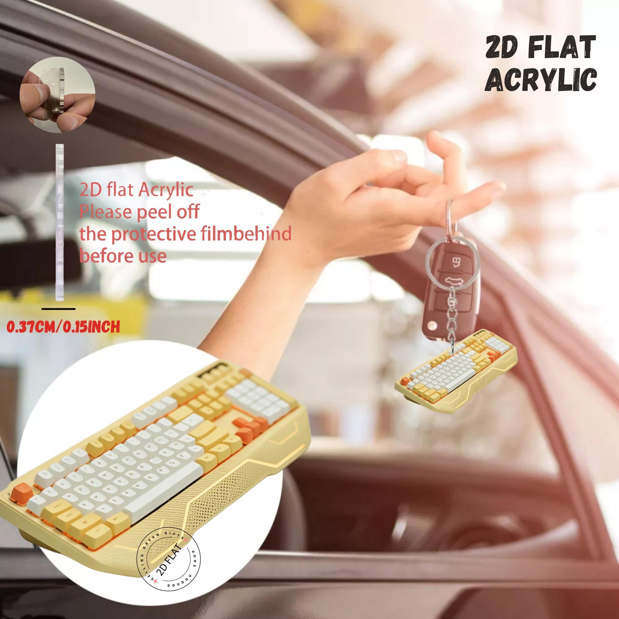 Akrylowy brelok do kluczy w ks – Tech Keychain Accessories recenzja i cena