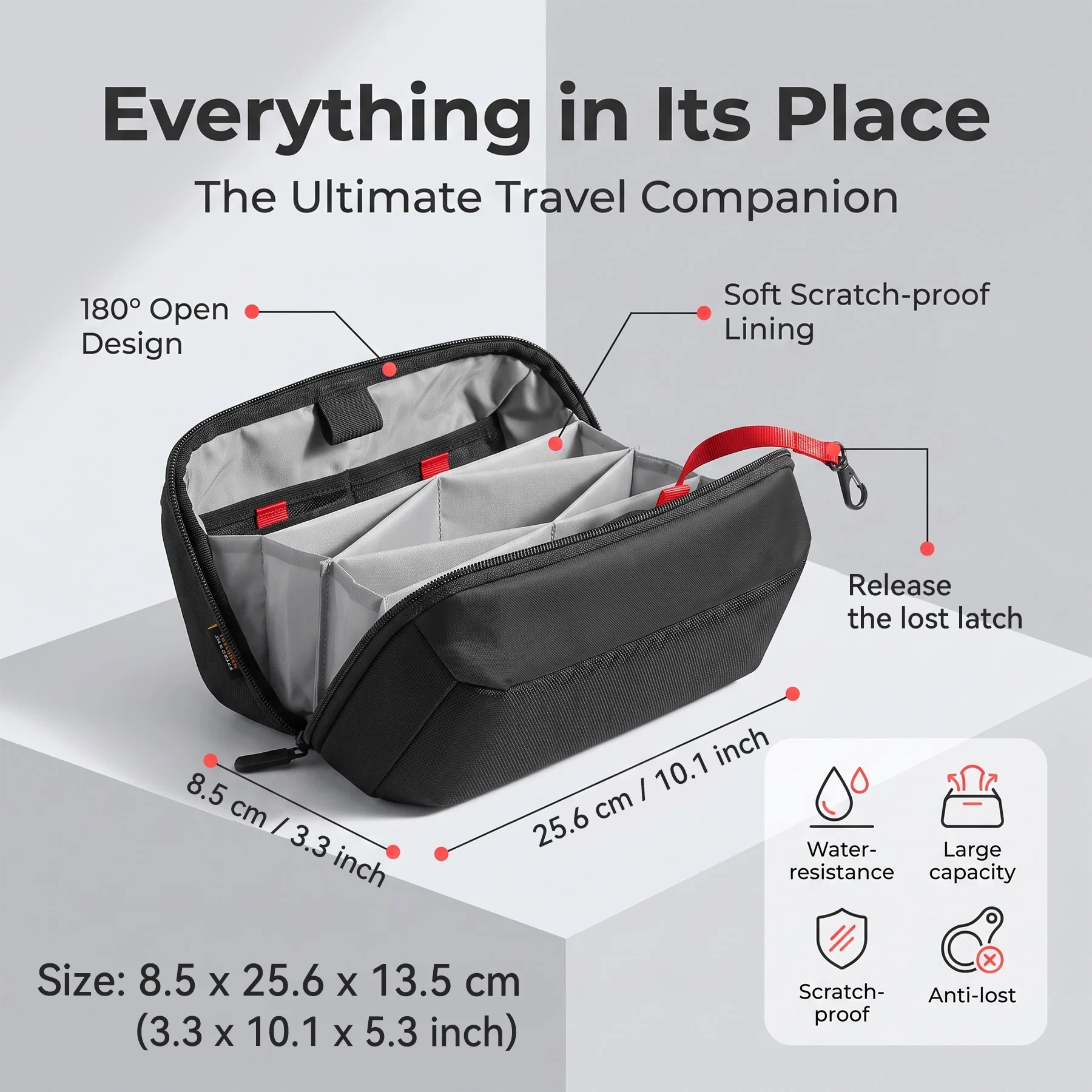Organizer na akcesoria podróżn – Tech Accessories Box recenzja i cena