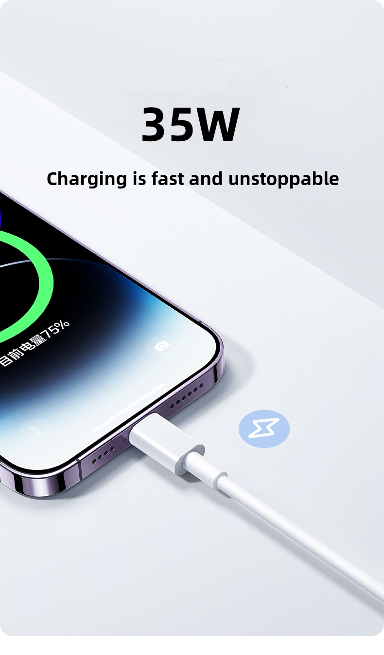 Kabel USB 35W do iPhone 14 13  – Tech Accessories Apple recenzja i cena